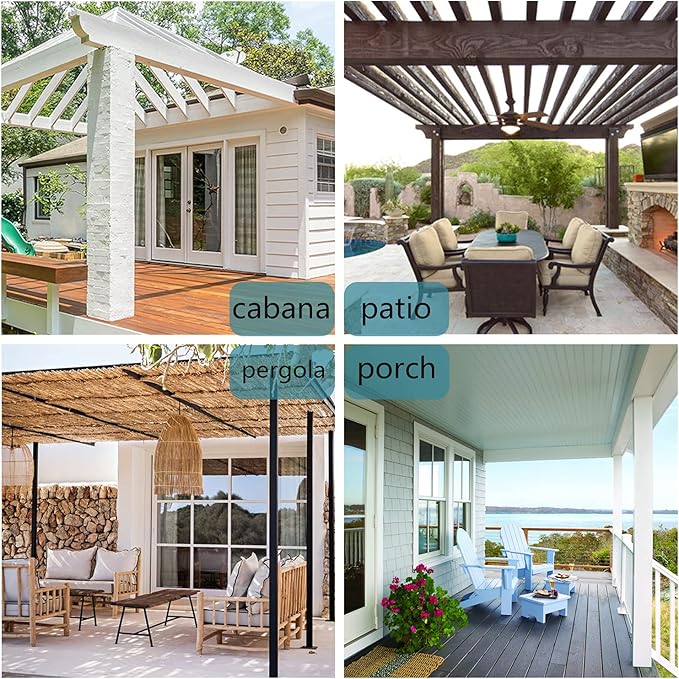 BONZER Waterproof Outdoor Curtains for Patio Porch Pergola Cabana Thick Privacy Wide Grommet Indoor Curtains for Bedroom Living Room, 1 Panel, 110W x 108L inch, Charcoal