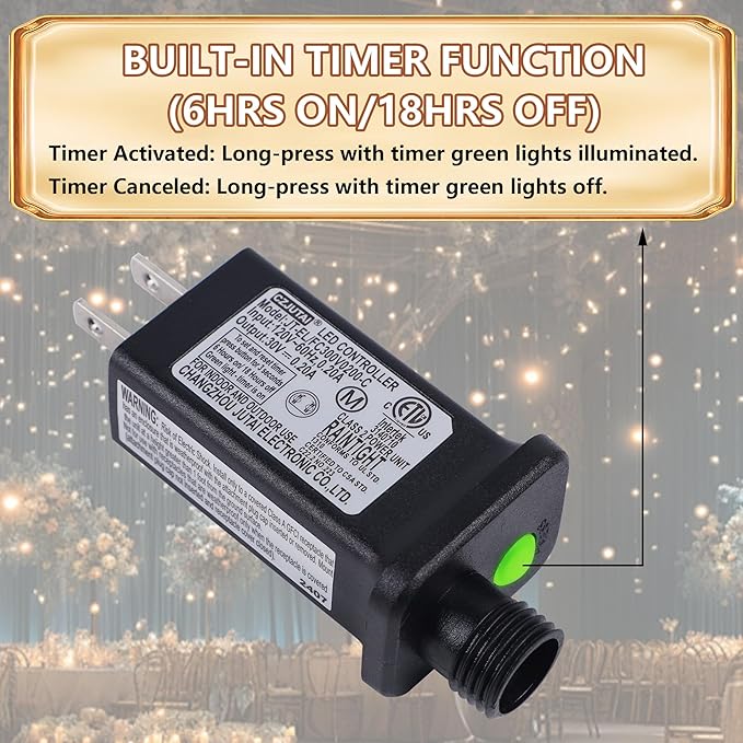 300 LED St Patricks Day Lights, 98.5FT Christmas String Lights with 8 Lighting Modes, Waterproof & Connectable Mini Lights, Plug in for Indoor Outdoor Holiday Xmas Party Bedroom Decorations (Green)