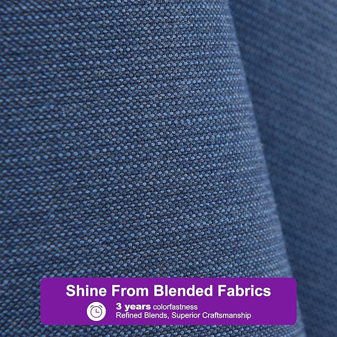 PURPLE LEAF Patio Umbrella 9' X 11.5' Rectangle Cantilever Umbrella Large Aluminum Outdoor Umbrellas with 360-degree Rotation & UPF40+ Premium Fabric for Deck Pool Garden Yard, Ocean Slate