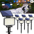 Solar Spot Lights Outdoor Waterproof for Flag, Tree, House, Garden, Yard, Landscape Spotlights for Accent Uplighting Halloween Christmas Decorations-6 Pack