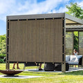 Artpuch Outdoor Pergola Shade Cover 6x15 FT Sun Shade Cloth with Grommets Mocha 90% UV Protection Canopy Patio Privacy Screen (Customized Available)