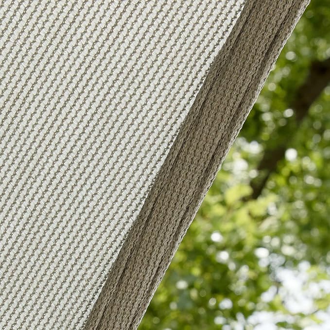 Amgo Custom Size 5' x 8' x 9.4' Gray Right Triangle Sun Shade Sail UPF50+ AGTAPRT12, Order to Make Canopy Awning, 95% UV Blockage, Water & Air Permeable, Commercial Standard (We Customize)