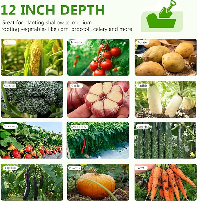 2PCS 12x3x1ft Galvanized Raised Garden Bed Kit,Metal Planter Box for Vegetables,Flowers,Herbs Durable Rust-Resistant Patio Gardening Beds,Silver