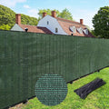 UPGRADE Privacy Fence Screen 3'x33' Dark Green Outdoor 90% Visibility Blockage 170 GSM Mesh Shade Cover Panels for Backyard,Balcony,Home Decoration with Zip Ties,Customized Avaliable