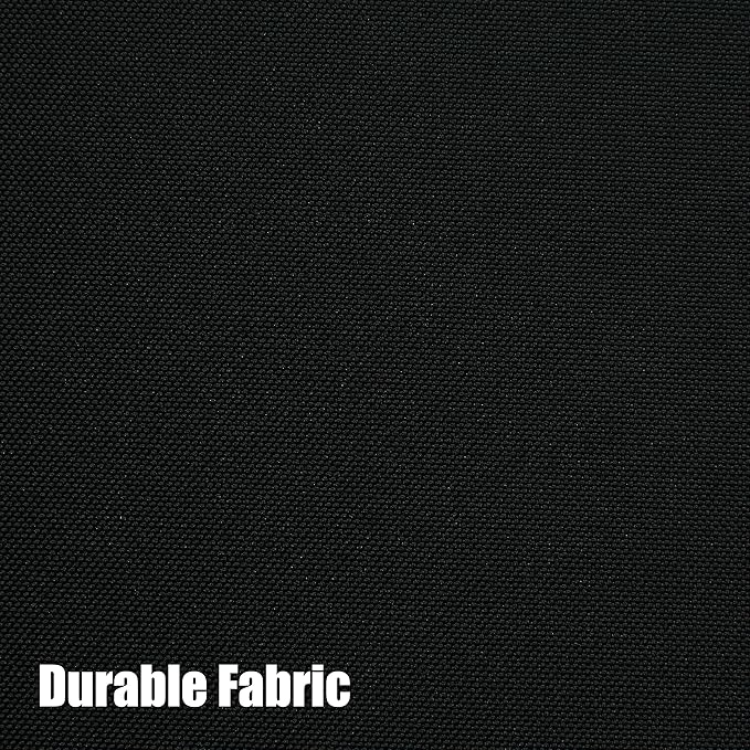 BONZER Waterproof Indoor/Outdoor Curtains for Patio Thick Privacy Grommet Curtains for Bedroom, Living Room, Porch, Pergola, Cabana, 1 Panel, 54W x 120L inch, Black