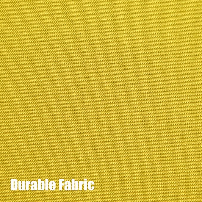 BONZER Outdoor Curtains for Patio Water Resistant Heavy Privacy Light Filtering Grommet Outside Curtains for Porch, Pergola, Gazebo, 1 Panel, 54W x 95L inch, Yellow